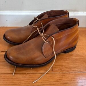Timberland‎ Boot Company Chukka Lace-Up Brown Leather Men's Boots US 8M EUC